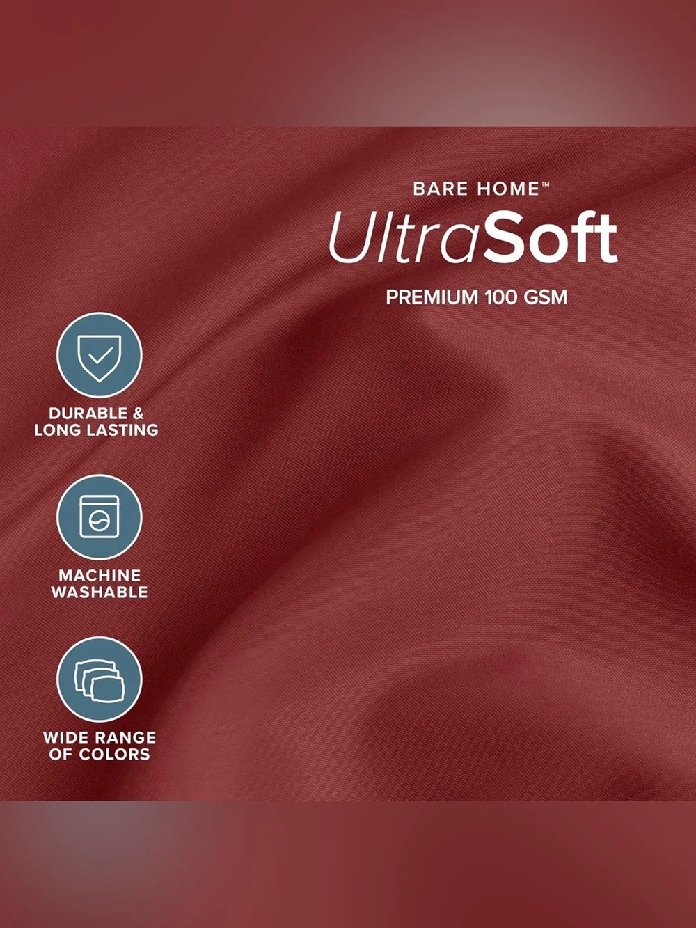NEW Bare Home King Sheet Set 1800 Ultra-Soft Microfiber King Bed Brushed Comfort